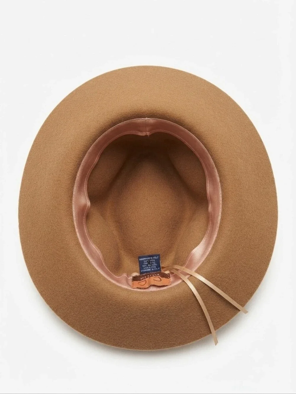 C.C Exclusives Women’s Fedora Hat 100% Wool Brown Wide Brim Casual Accessory